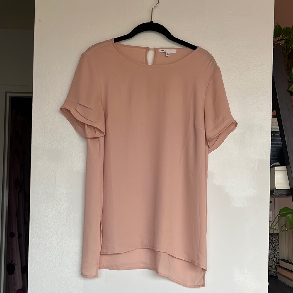 DR2 Blush Pink Women's Top (Size M)